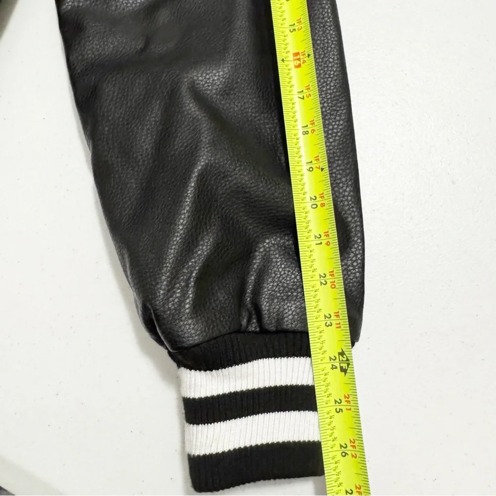 Smoke Rise Black Varsity Jacket XL